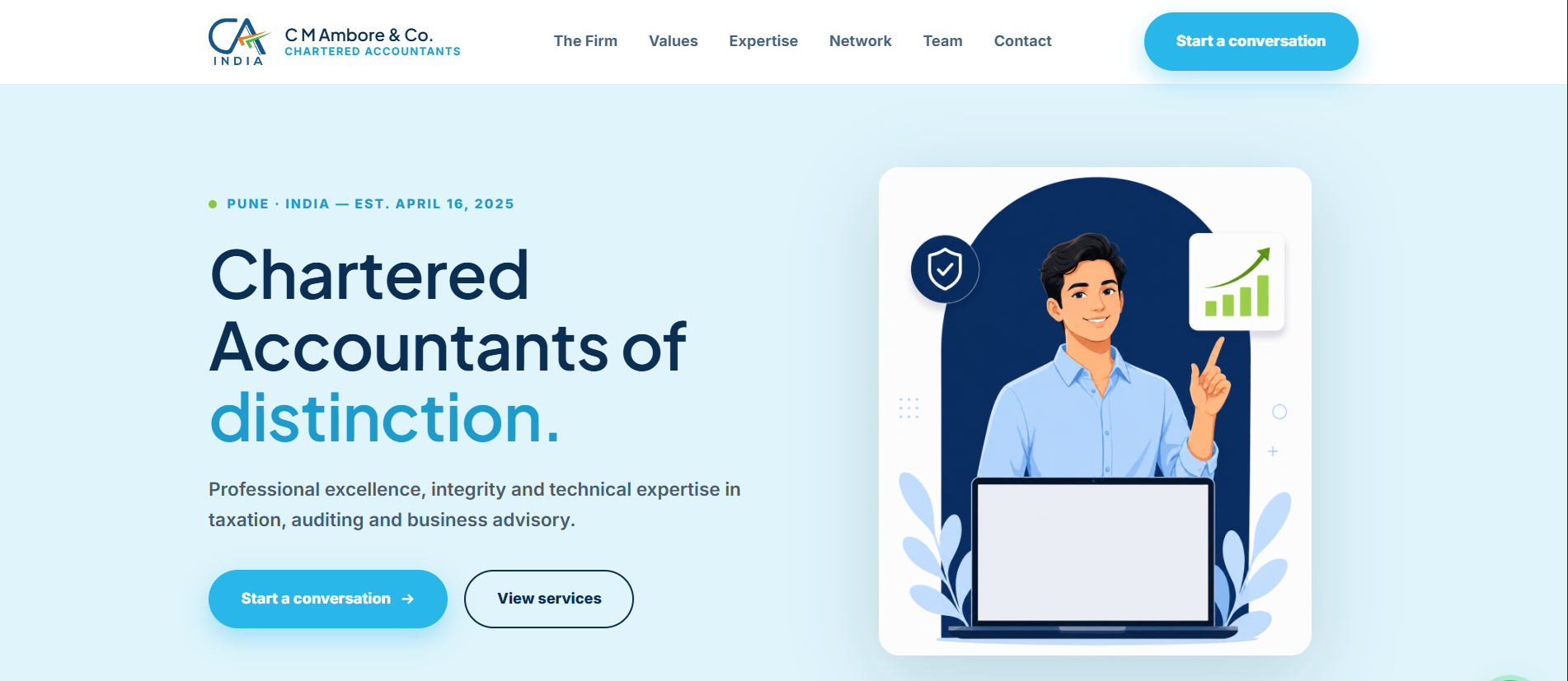 C M Ambore And Company website preview